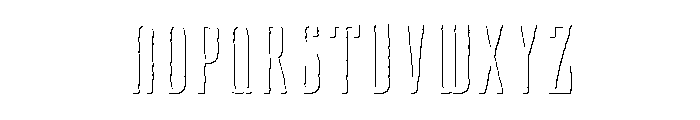 CansumHand-55ShadowRegular Font UPPERCASE