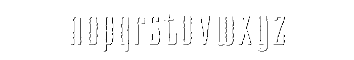 CansumHand-55ShadowRegular Font LOWERCASE