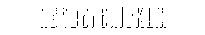 CansumHand-57ShadowBold Font UPPERCASE