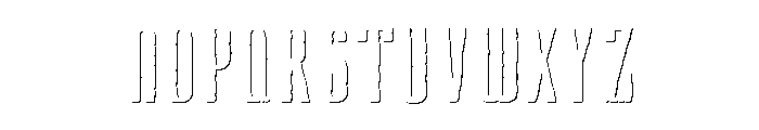 CansumHand-57ShadowBold Font UPPERCASE
