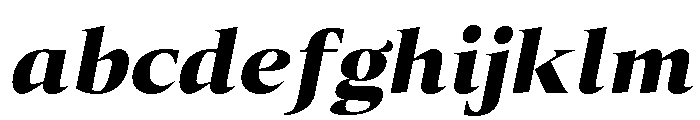 Canto Black Italic FONT