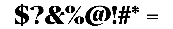 Canto Black Font OTHER CHARS
