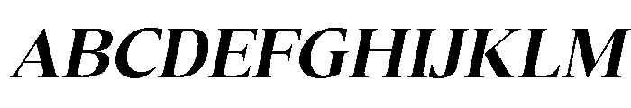 Canto Bold Italic Font UPPERCASE