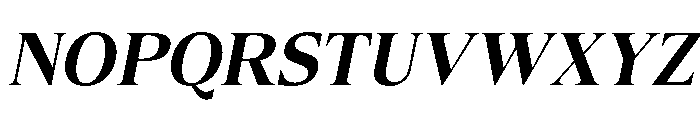 Canto Bold Italic Font UPPERCASE