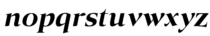 Canto Bold Italic Font LOWERCASE
