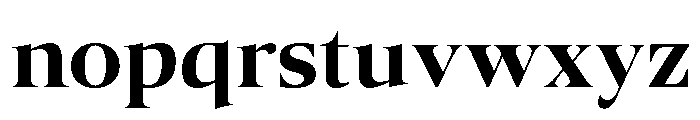 Canto Bold Font LOWERCASE