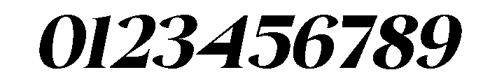 Canto Extra Bold Italic Font OTHER CHARS