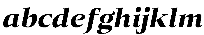 Canto Extra Bold Italic FONT