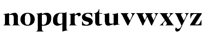 Canto Extra Bold Font LOWERCASE