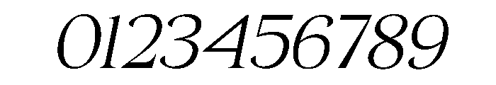 Canto Extra Light Italic Font OTHER CHARS