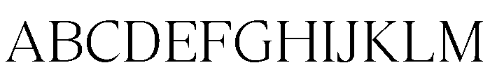 Canto Extra Light Font UPPERCASE