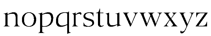 Canto Extra Light Font LOWERCASE