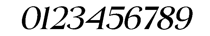 Canto Italic Font OTHER CHARS