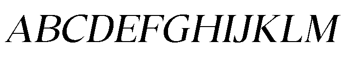 Canto Italic Font UPPERCASE