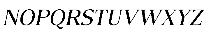 Canto Italic Font UPPERCASE