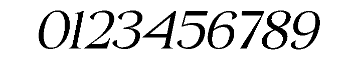 Canto Light Italic Font OTHER CHARS