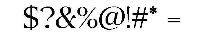 Canto Light Font OTHER CHARS