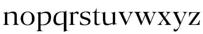 Canto Light Font LOWERCASE
