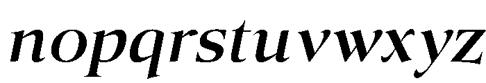 Canto Medium Italic Font LOWERCASE