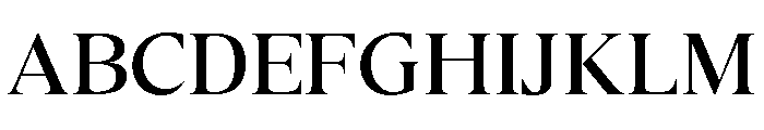 Canto Medium Font UPPERCASE
