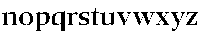 Canto Medium Font LOWERCASE