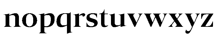 Canto Semi Bold Font LOWERCASE