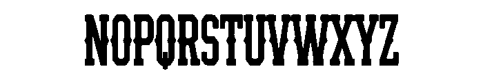 Canyon Block Font UPPERCASE