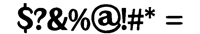 Canyon_Explorer Font OTHER CHARS