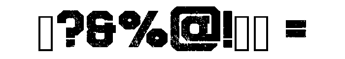 Canyon Rider Regular Font OTHER CHARS