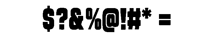Canyon Rider Font OTHER CHARS