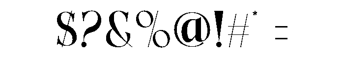 Caoges Font OTHER CHARS