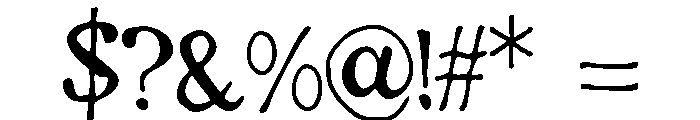 Cap_Tales Font OTHER CHARS