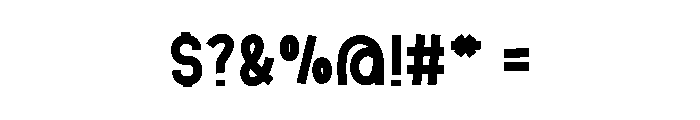 Capital City Font OTHER CHARS