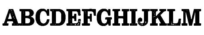 Capital Forge Font UPPERCASE