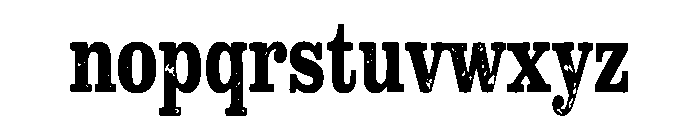 Capital Forge Font LOWERCASE