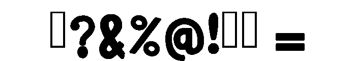 Capital Heritage Regular Font OTHER CHARS