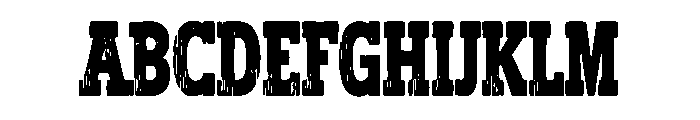 Capital Heritage Font UPPERCASE