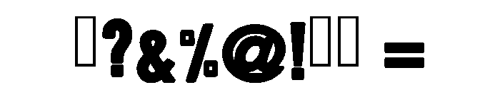 Capital Western Regular Font OTHER CHARS