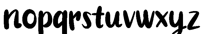 Capuchino Font LOWERCASE