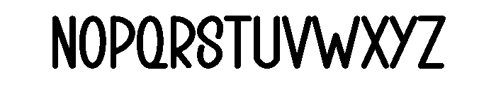 Capucino Font UPPERCASE