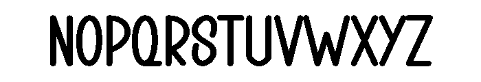 Capucino Font LOWERCASE