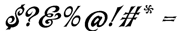 Caqualta-Regular Font OTHER CHARS