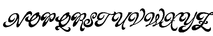 Caqualta-Regular Font UPPERCASE