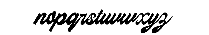 Caqualta-Regular Font LOWERCASE