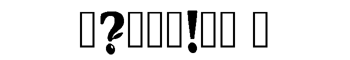Carab Regular Font OTHER CHARS