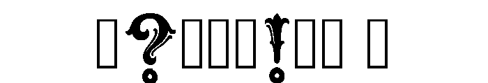 Caracas Regular Font OTHER CHARS