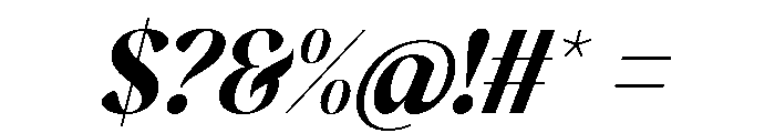 Caramel Butterfly Italic Font OTHER CHARS