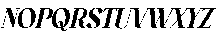 Caramel Butterfly Italic Font UPPERCASE