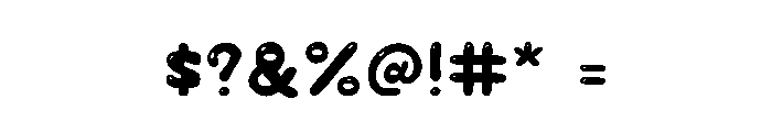 Caramel Soda Solid Shine Font OTHER CHARS