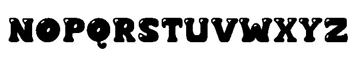 Caramel Soda Solid Shine Font LOWERCASE
